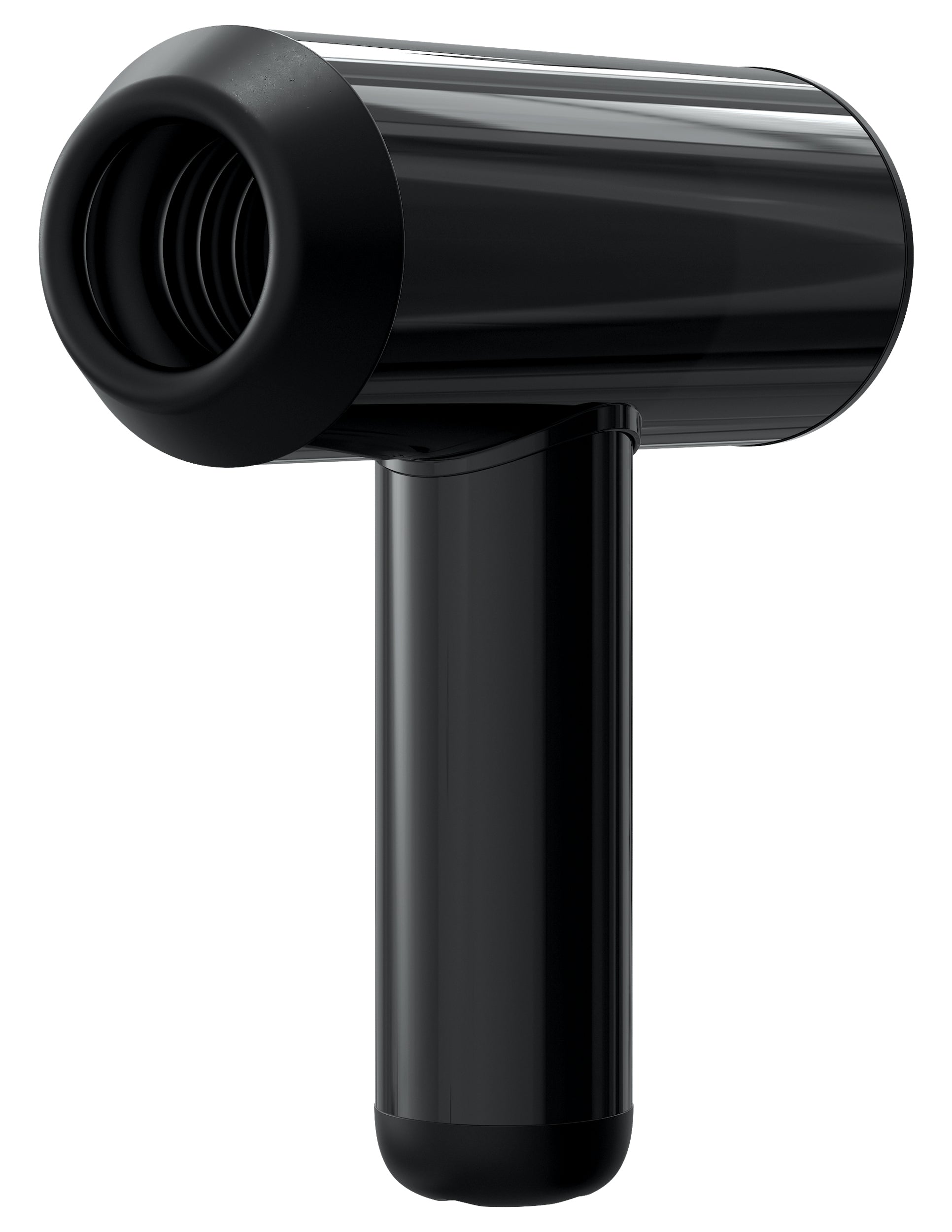 PDX Elite Rechargeable Hydrobator Masturbator, a sleek black automated stroking device for intense stimulation.