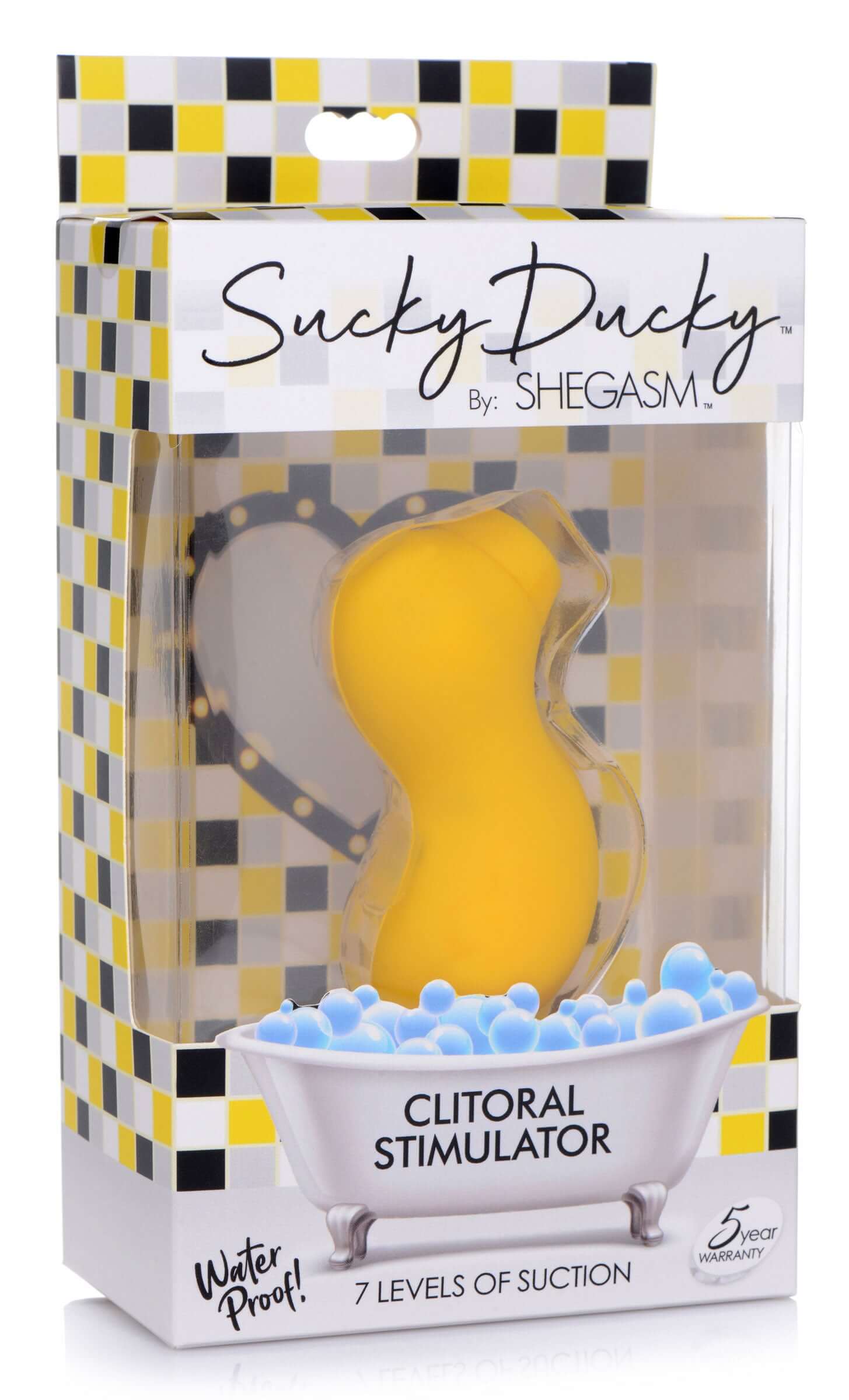 Sucky Ducky Silicone Clitoral Stimulator - Yellow-4