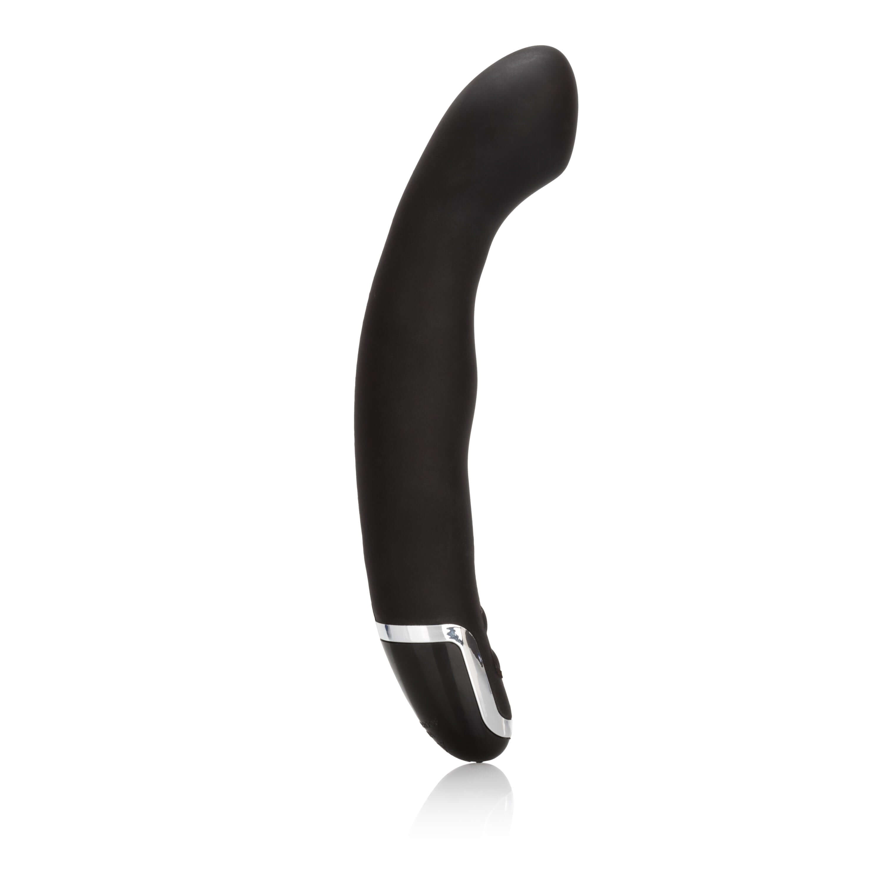 Dr Joel Silicone Smooth Prostate Massager with a curved design for targeted contact and controlled stimulation.