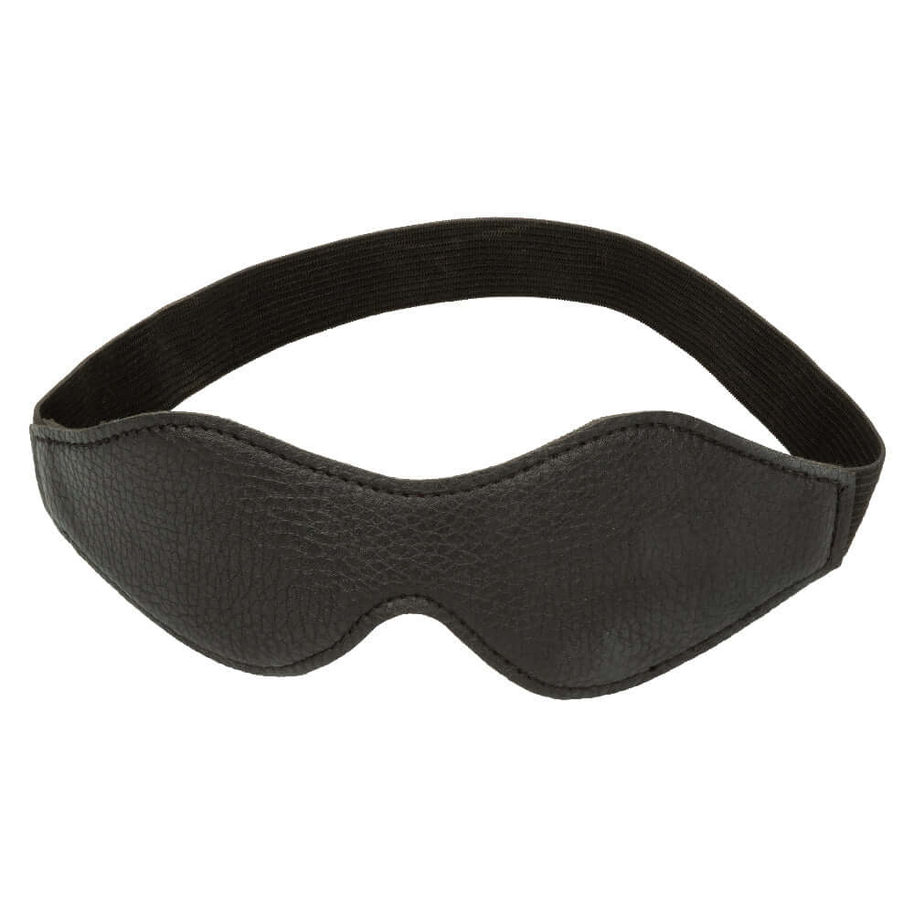 Nocturnal Collection Eye Mask in Black providing complete sensory blackout with stretch-to-fit and double-stitched design for ultimate comfort and durability