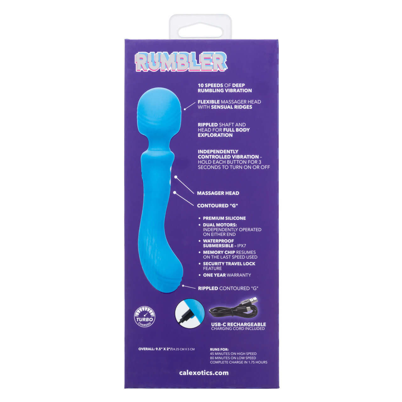Rumbler Rumble Wand - Blue-0