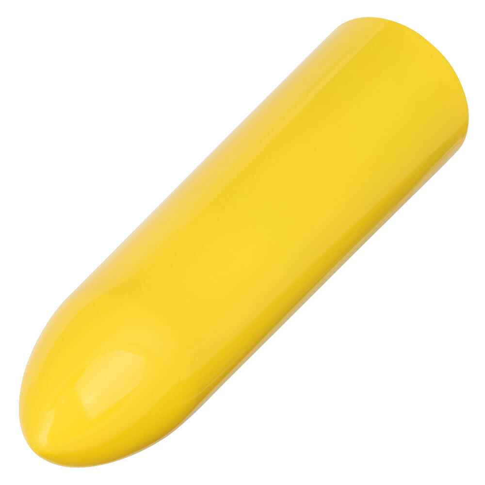 Turbo Buzz Classic Bullet in yellow color, compact stimulator with 10 vibration functions, waterproof IPX7-rated, body-safe material