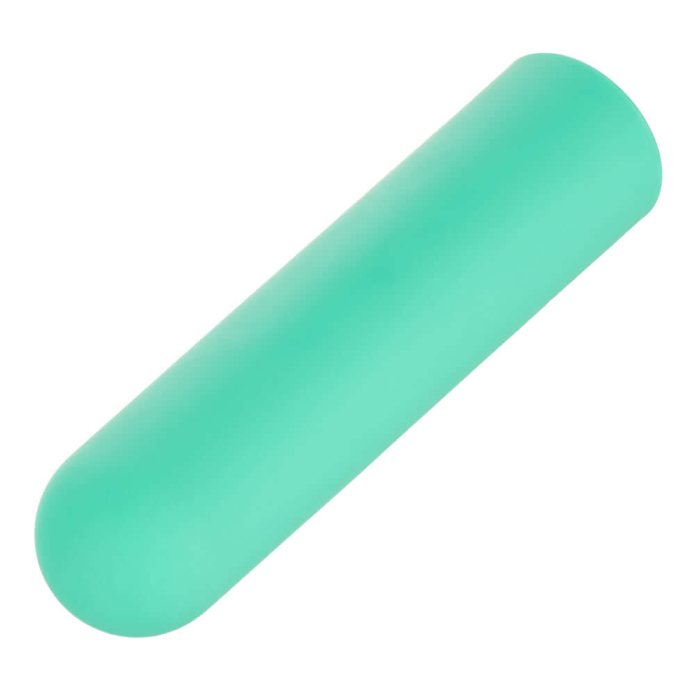 Green Turbo Buzz Rounded Bullet Stimulator - Compact, waterproof, body-safe design with 10 functions for vibration, pulsation, and escalation.