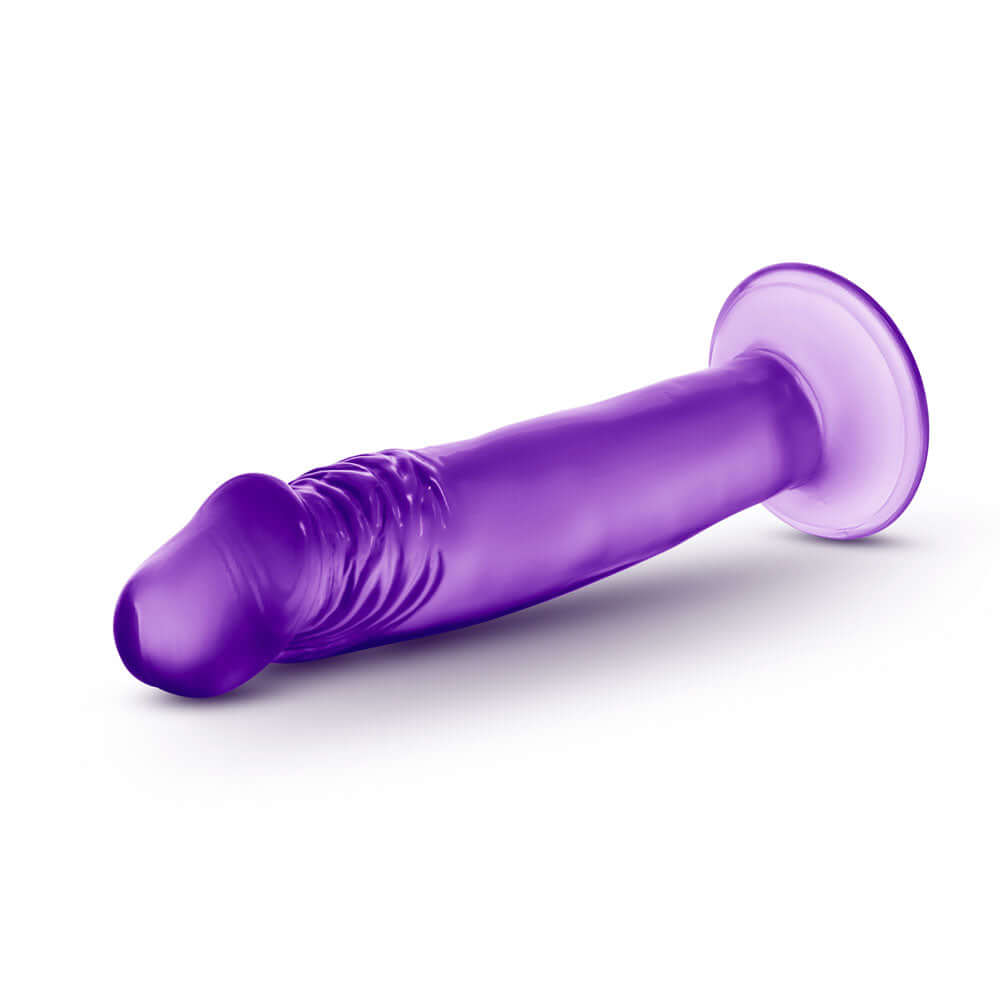 B Yours - Sweet n' Small 6 Inch Dildo With Suction Cup - Purple-2