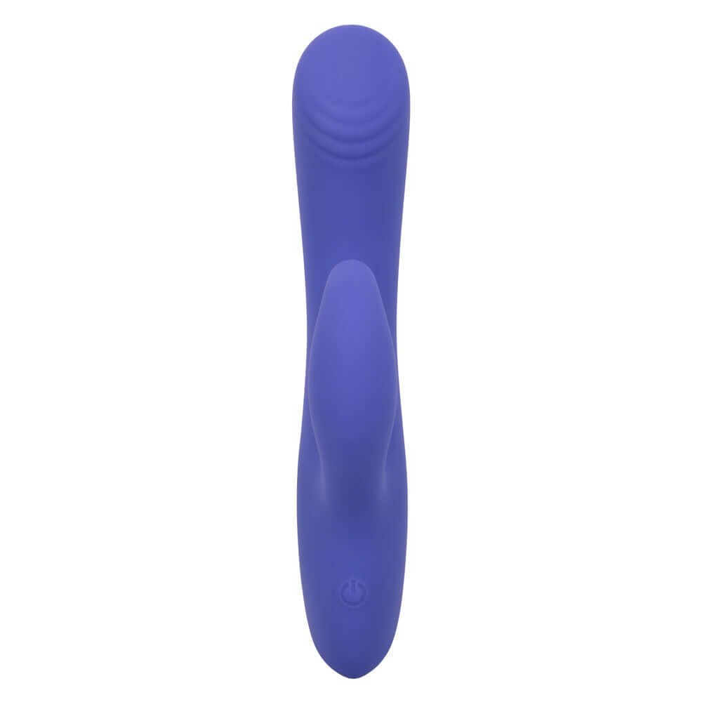 Calexotics Connect Dual Stimulator - Periwinkle, innovative dual motor massager for versatile pleasure, shown in a vibrant periwinkle color.