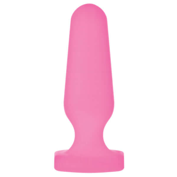 Selopa Petite Plug Silicone Anal Plug in pink, rounded tip for easy entry, flared base for safety.