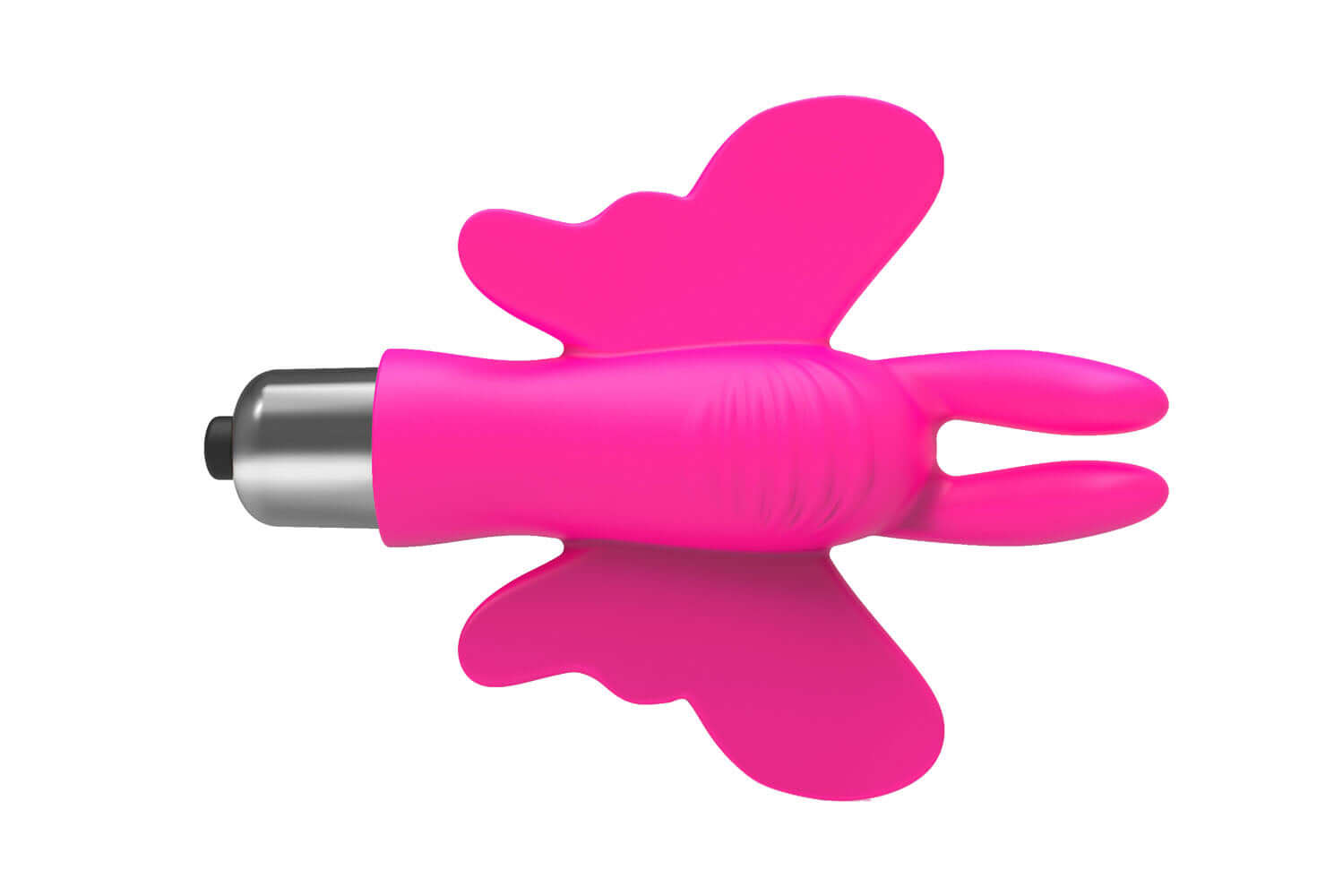 The 9's Flirt Finger Butterfly Finger Vibrator - Pink-6