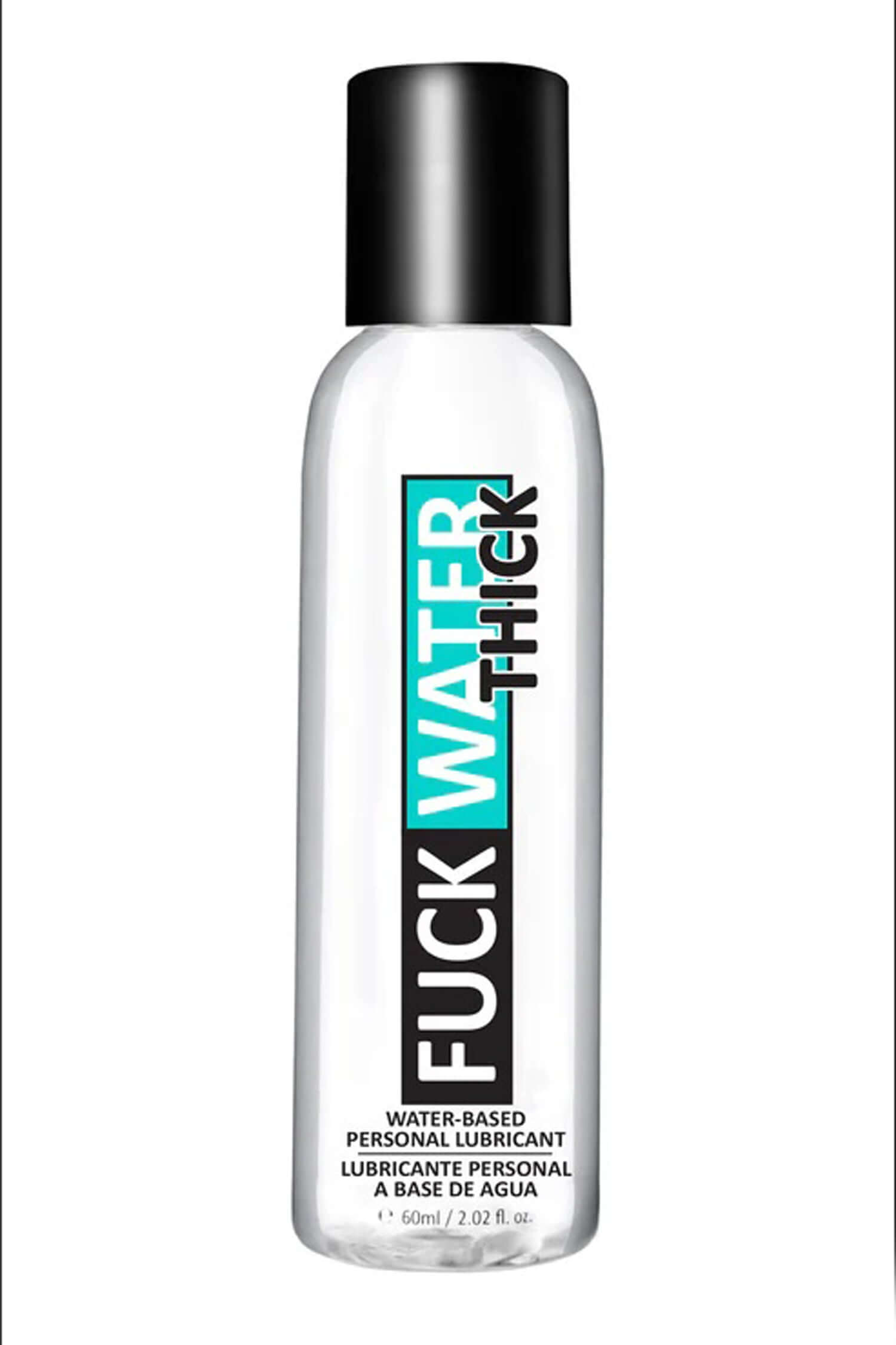 Fuck Water Thick Water Based Lubricant 2 Oz bottle for enhanced cushioning and smooth glide.