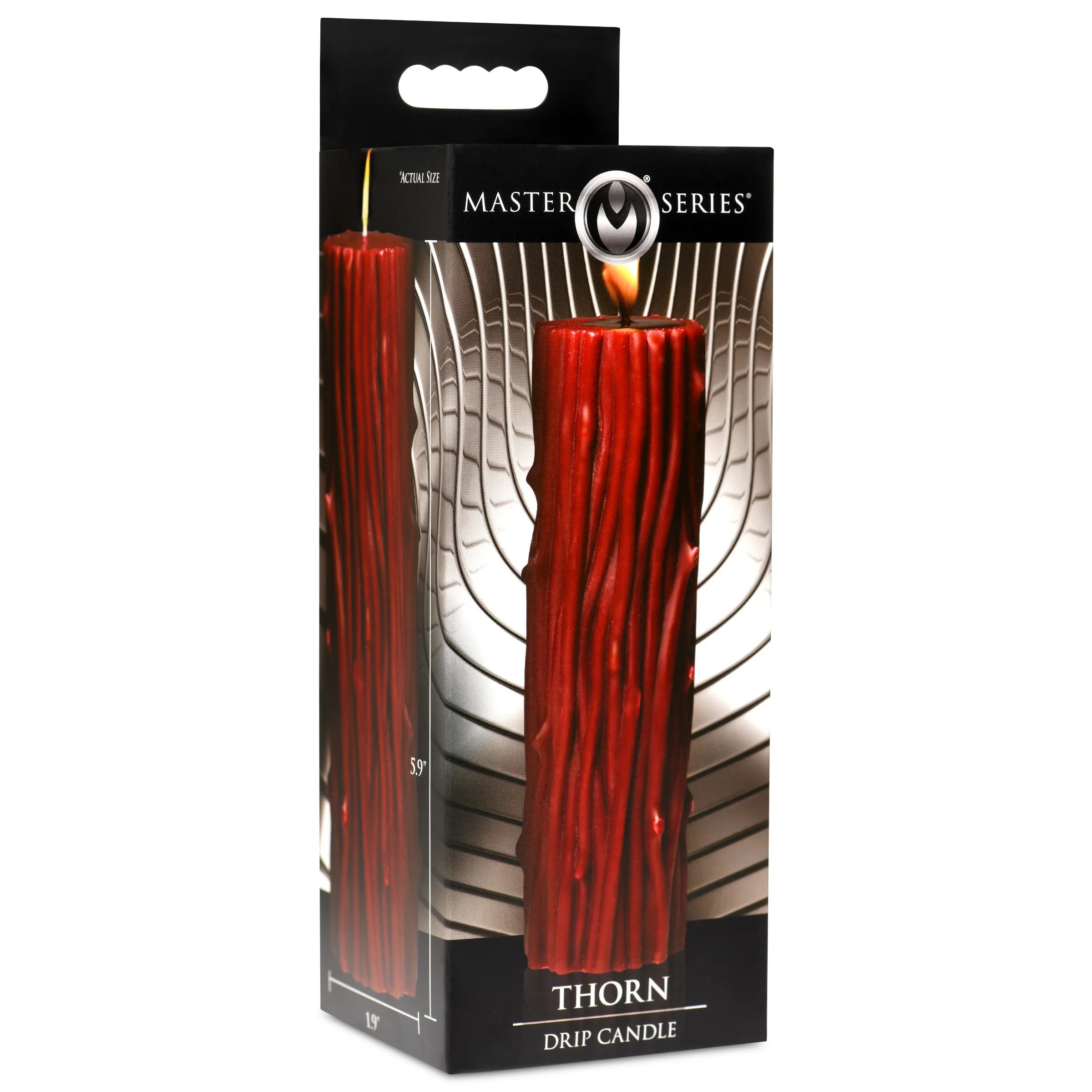 Thorn Drip Candle - Red-1