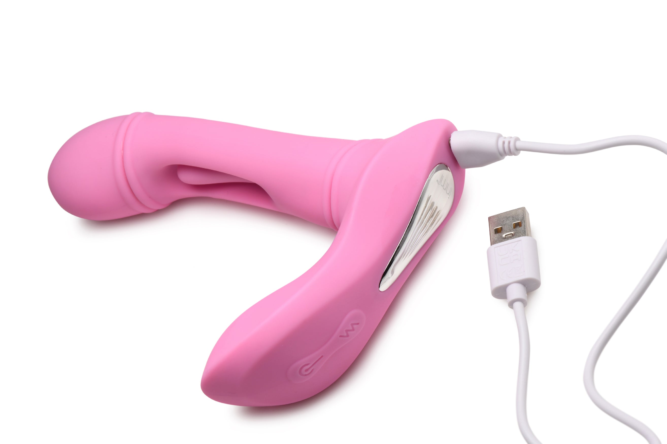Flickers G-Flick Flicking G-Spot Vibrator With  Remote - Pink-3