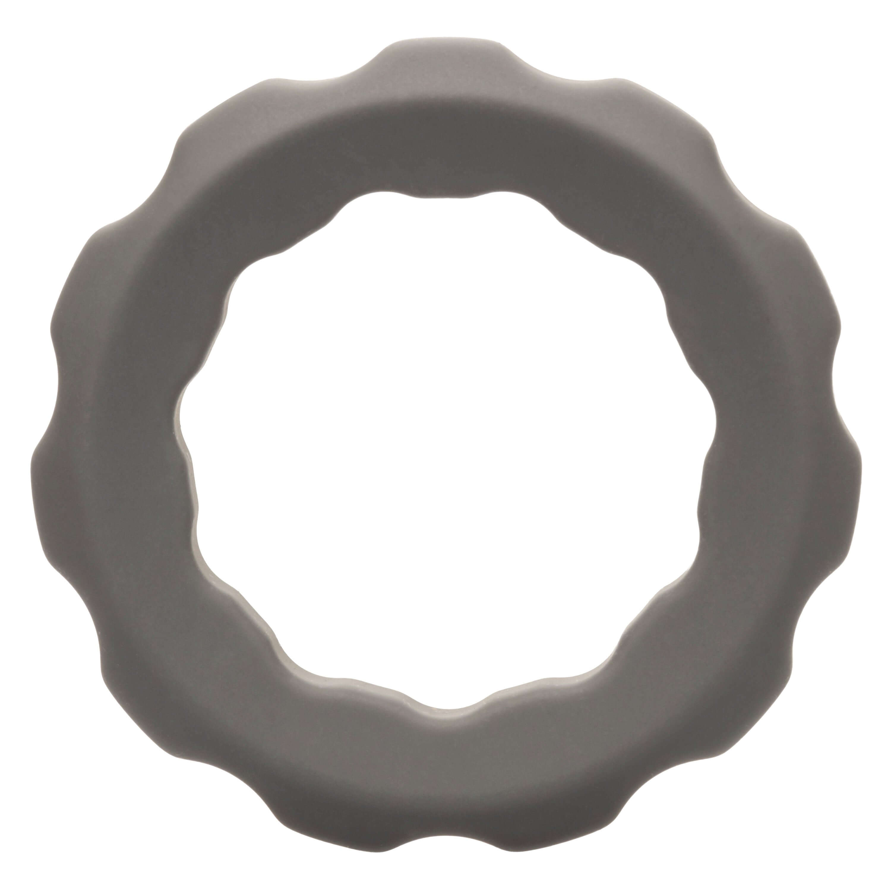 Alpha Liquid Silicone Erect Ring - Gray-3
