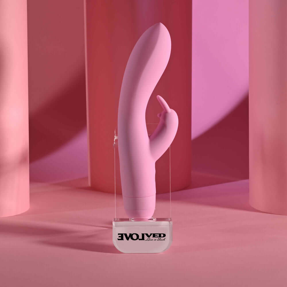 Cushy Bunny G-Spot Clitoral Stimulation - Pink-3