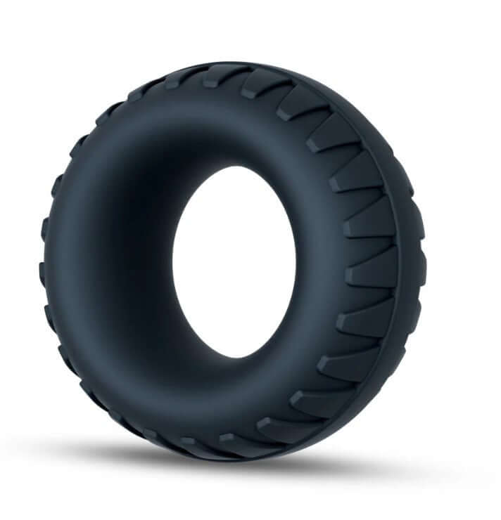 Performance Plus Traction Silicone Cock Ring Black - premium silicone ring designed for performance and comfort.
