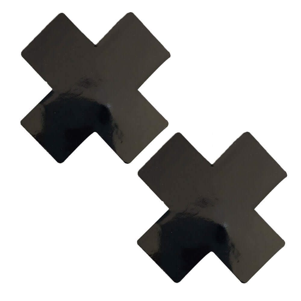 Dom Squad Wet Vinyl Naughty X Factor Nipztix Pasties-0