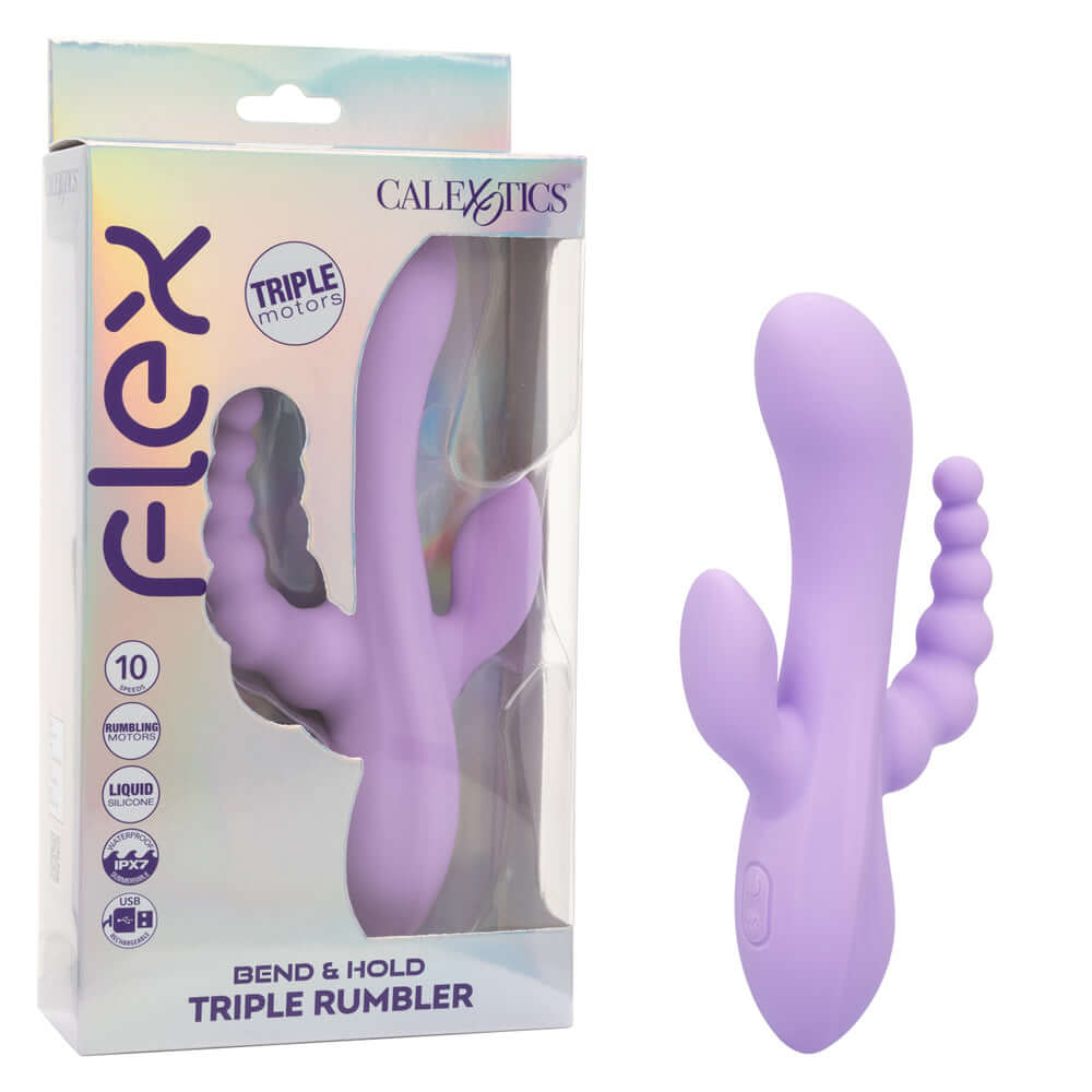 Flex Bend and Hold Triple Rumbler - Purple-3