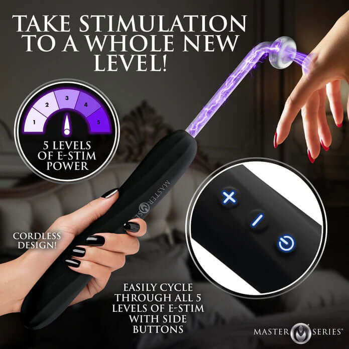 E-Stim Wand - Black-2