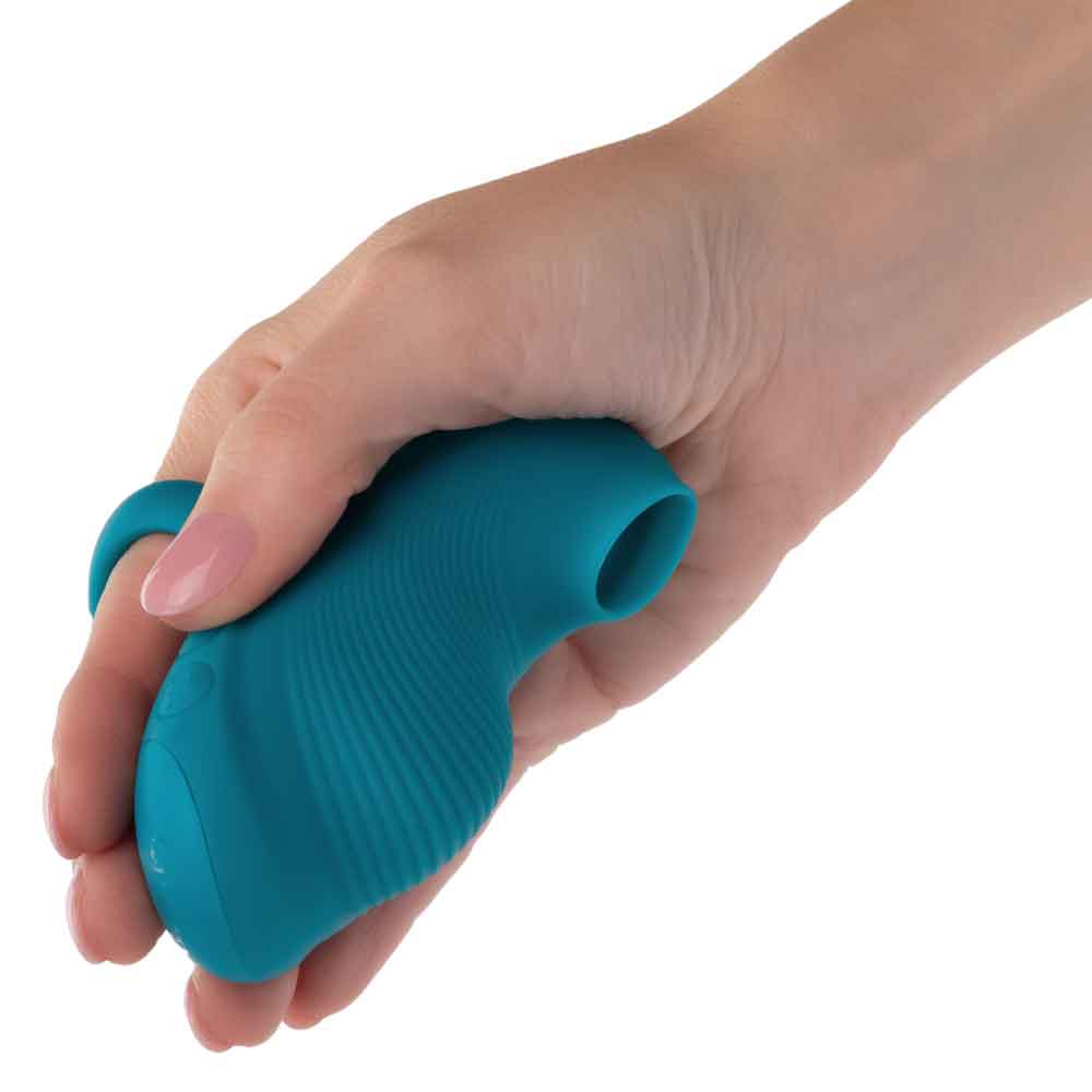 Envy Handheld Suction Massager - Blue-7