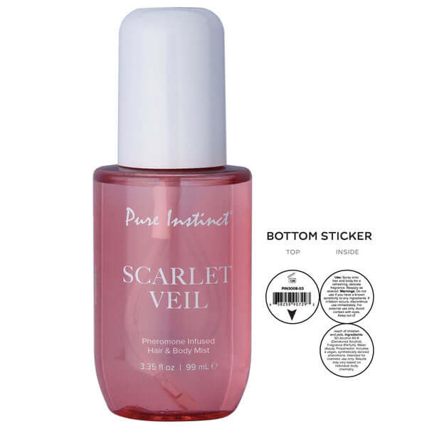 Pure Instinct Pheromone Hair and Body Mist Scarlet Veil 3.35oz-1