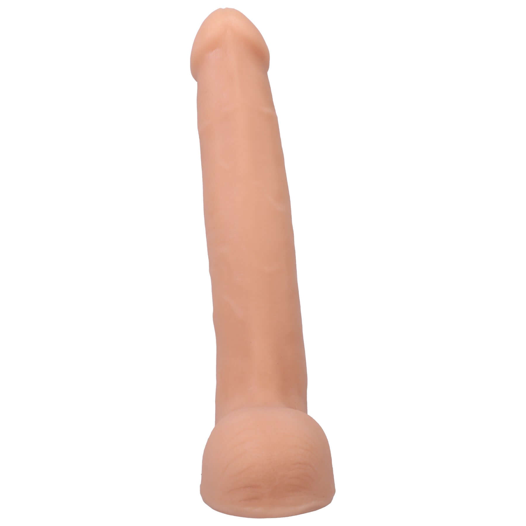 Signature 10 Inch Oliver Flynn Ultraskyn Dual Density Cock - Vanilla