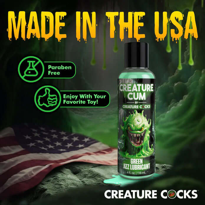 Creature Cum Green Water-Based Lubricant 4oz-2