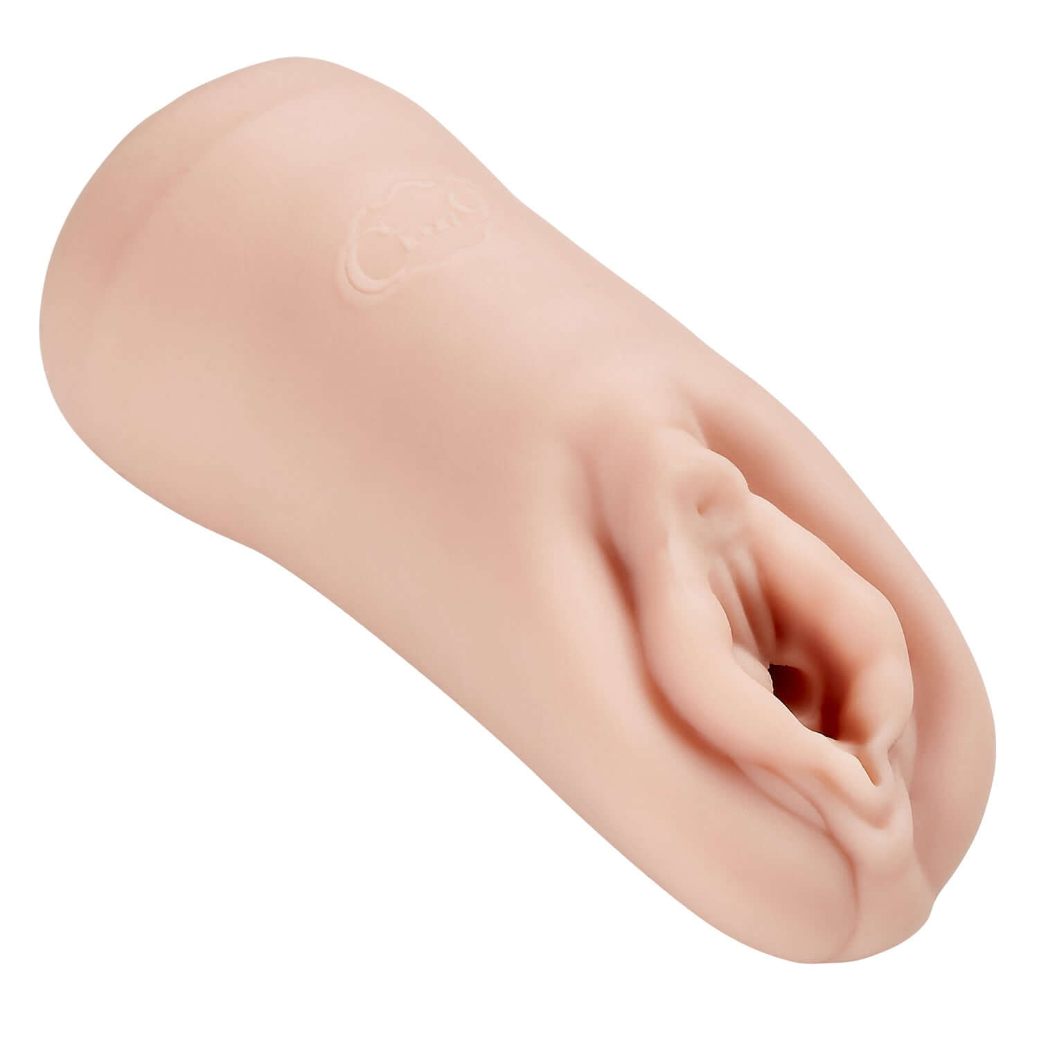 Personal double-ended beaded stroker with lifelike design and ribbed tunnel, made of soft, phthalate-free TPR material.