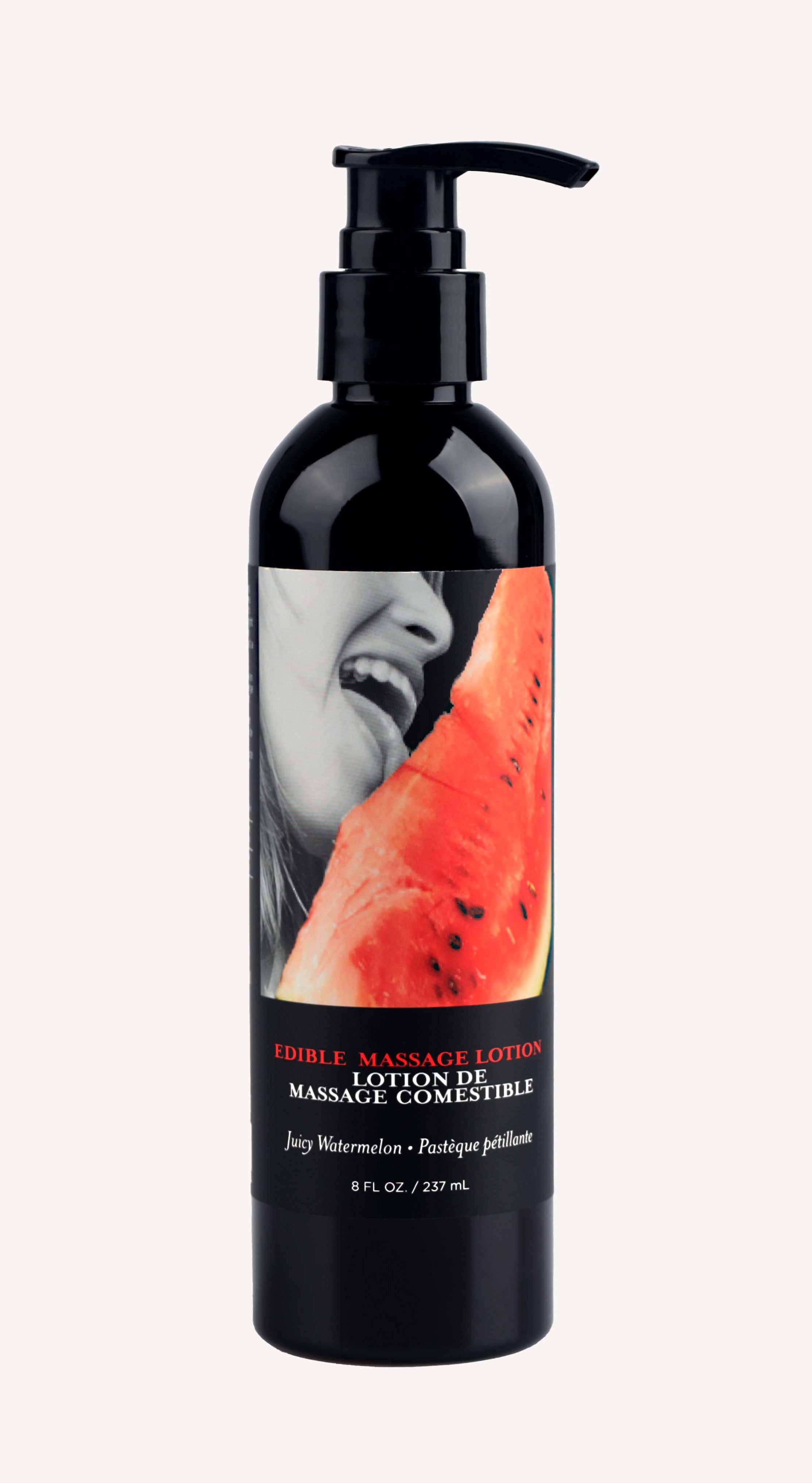 Edible Massage Lotion - Watermelon - 8 Fl. Oz.-0