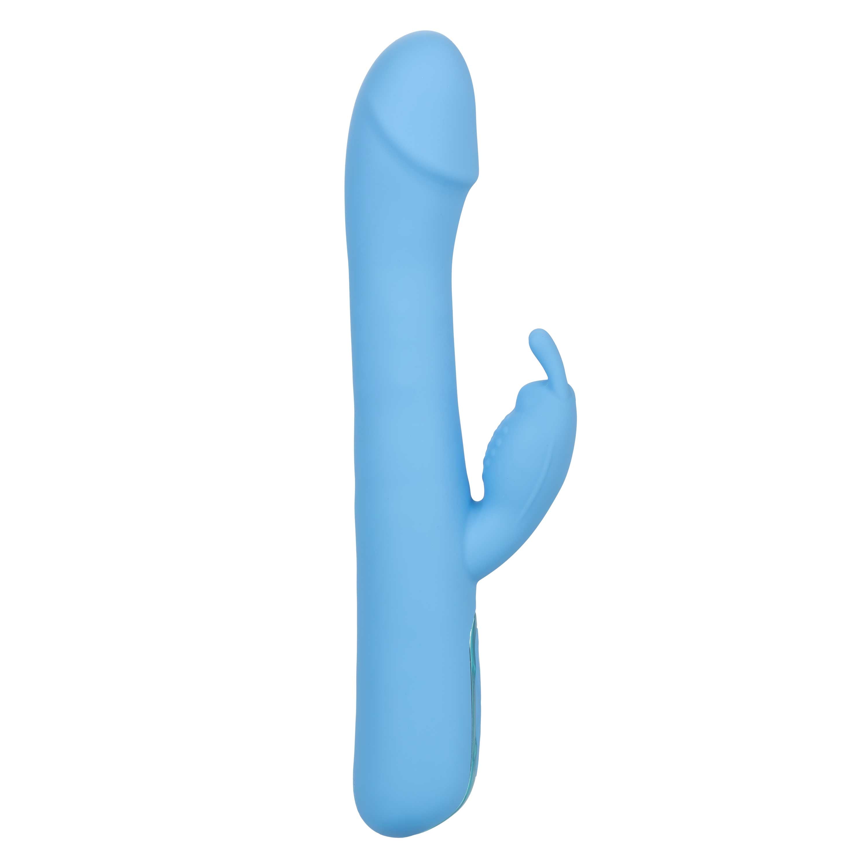 Jack Rabbit Elite Rotating Rabbit Vibrator Blue in a sleek blue design showcasing dual-action massager features