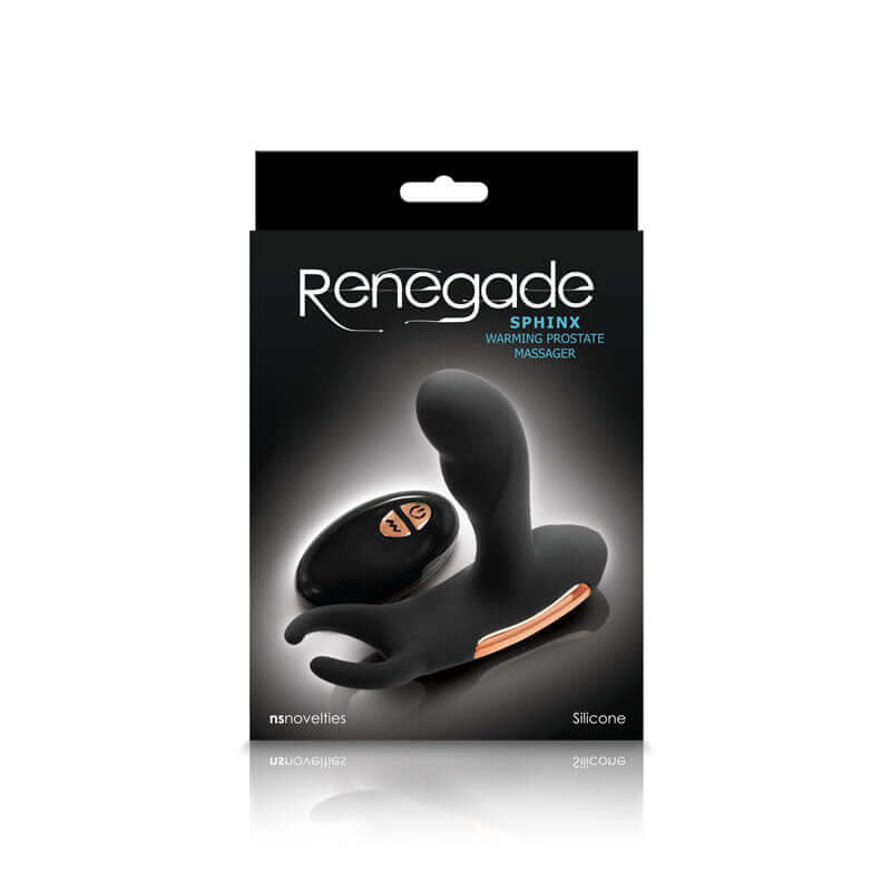 Renegade - Sphinx - Warming Prostate Massager - Black-0