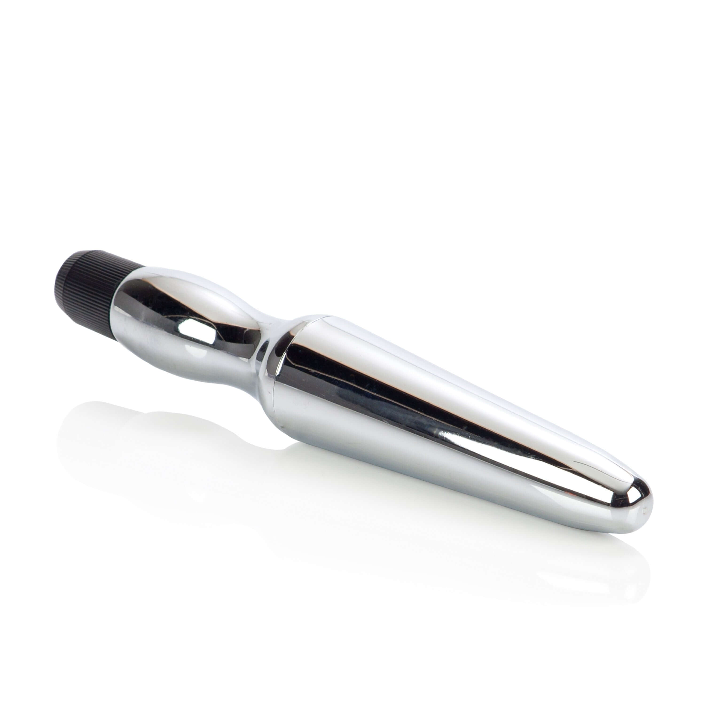 Fujikos Waterproof Anal Probe Silver, a sleek and powerful stimulation tool for comfortable pleasure.