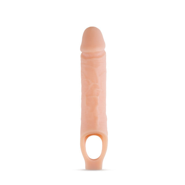 Performance Plus - 10 Inch Silicone Cock Sheath Penis Extender - Vanilla-1