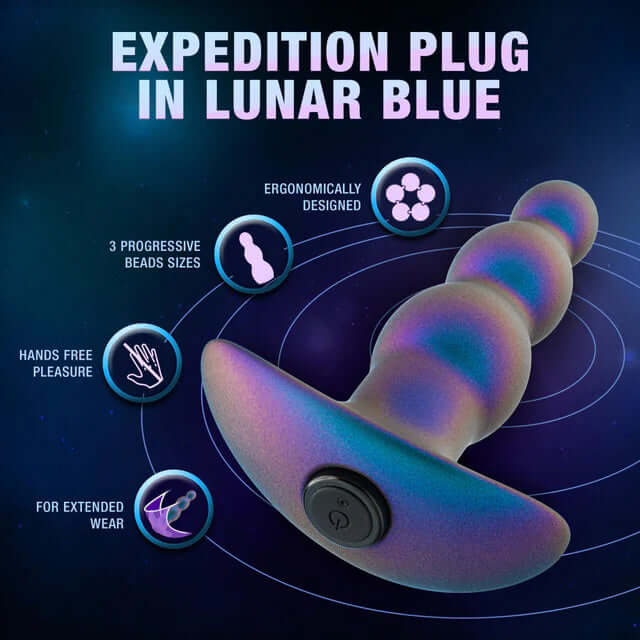 Anal Adventures Matrix - Expedition Plug - Lunar Blue-3