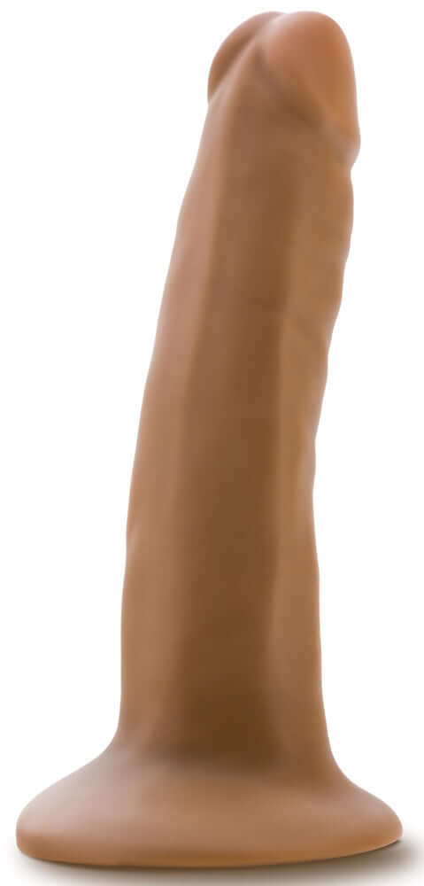 Dr Lucas 5 Inch Dong With Suction Cup Mocha realistic dildo with lifelike detailing and sturdy base.