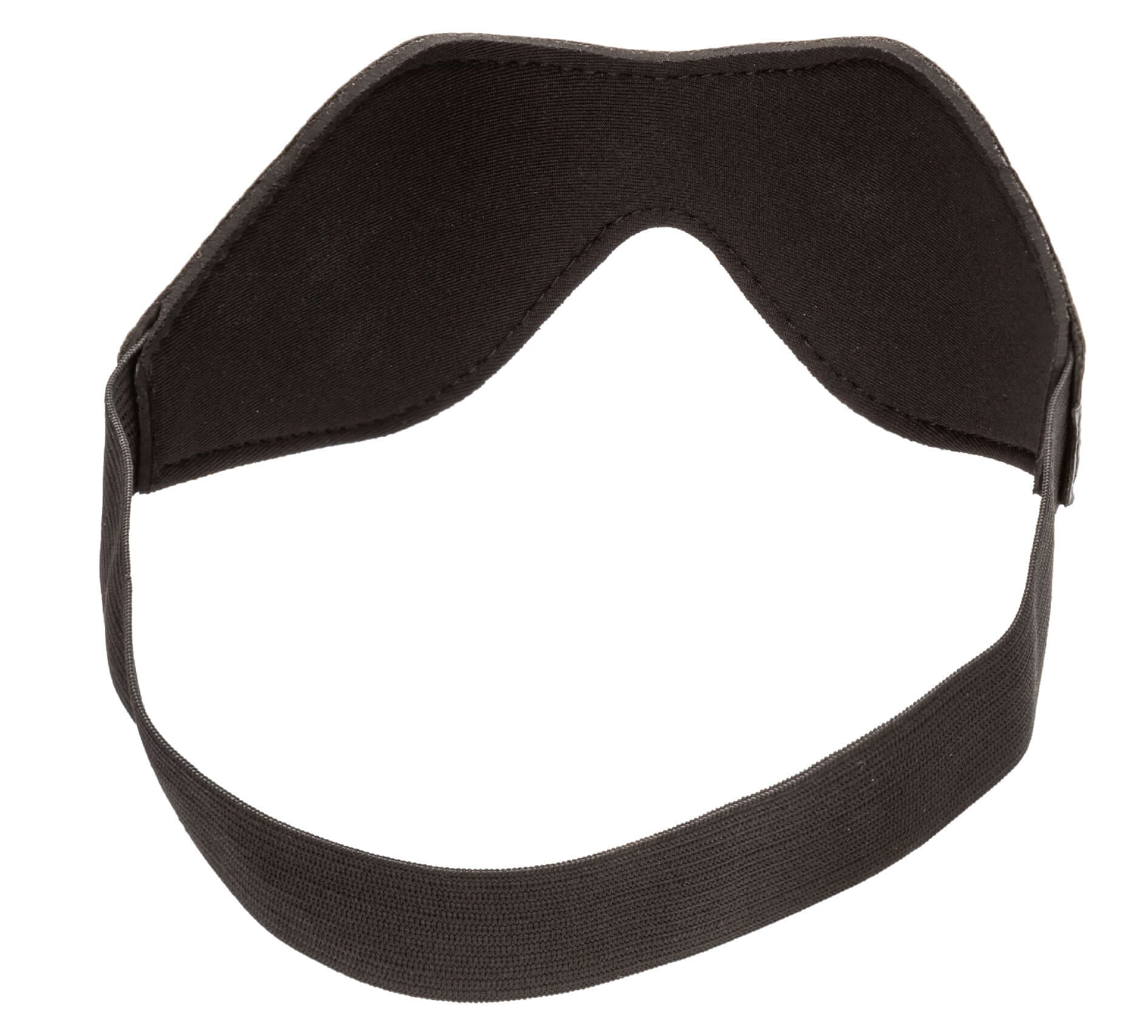 Nocturnal Collection Eye Mask in Black with stretch-to-fit design and double-stitched seams for complete sensory blackout and optimal comfort.