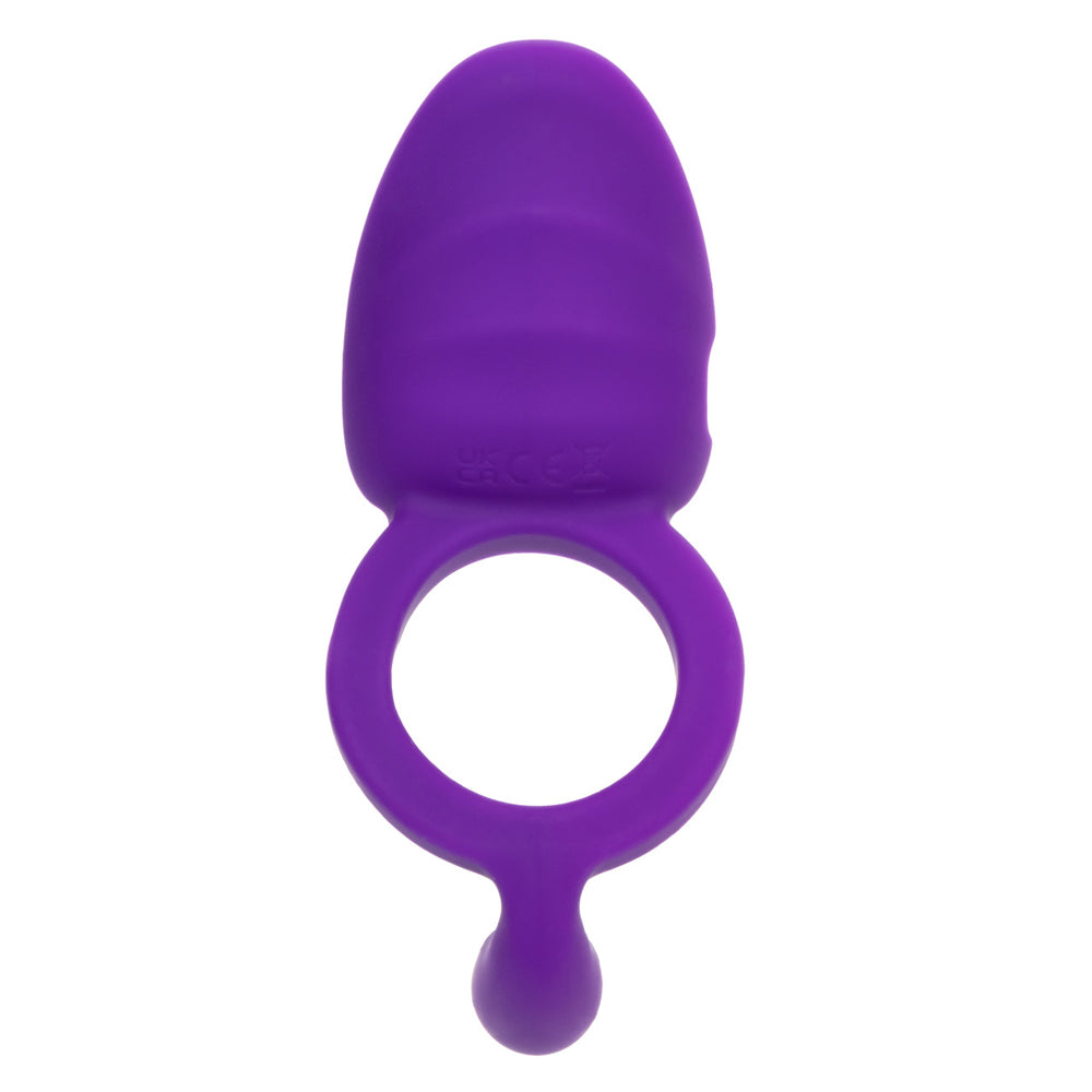 Closer Intimate Rechargeable Ring Passion Purple, a body-safe silicone enhancement ring for couples.