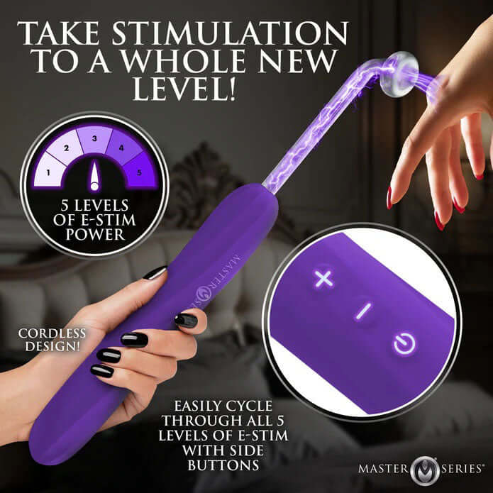 E-Stim Wand - Purple-2