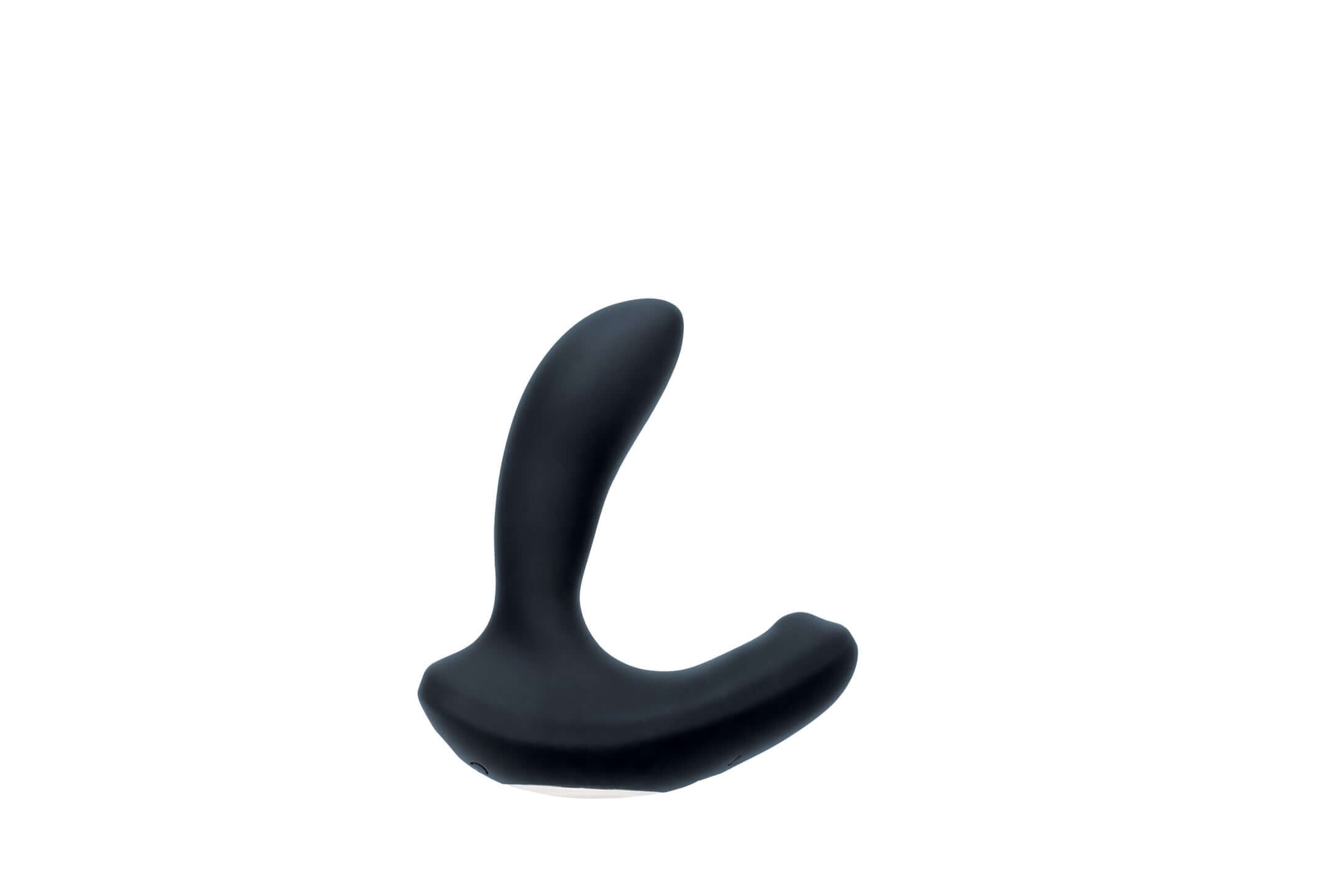 Vedu Volt Rechargeable Dual Motor Prostate Massager in Black silicone with adjustable shaft and flexible base for maximum comfort