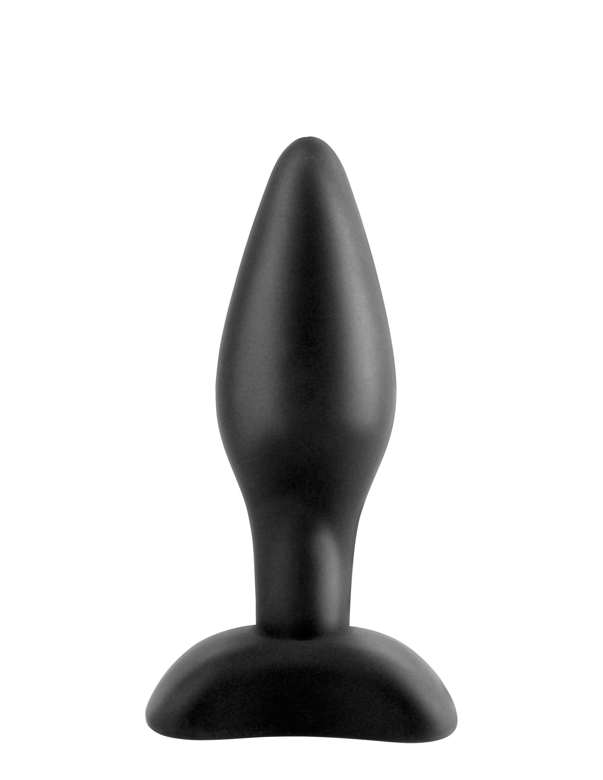 Anal Fantasy Collection Mini Silicone Plug - Black-1