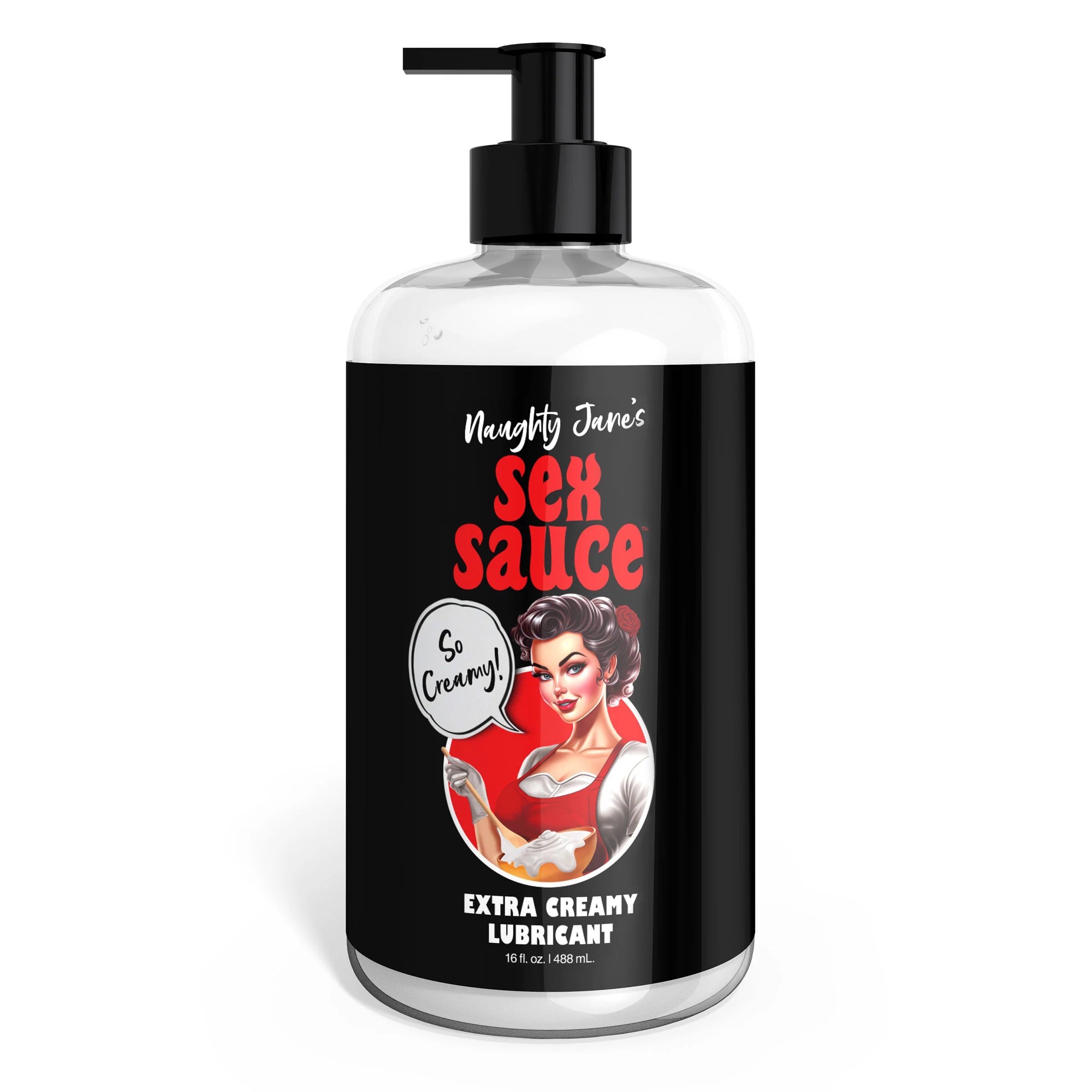 Naughty Jane's Sex Sauce Extra Creamy Lubricant 16 Oz-3