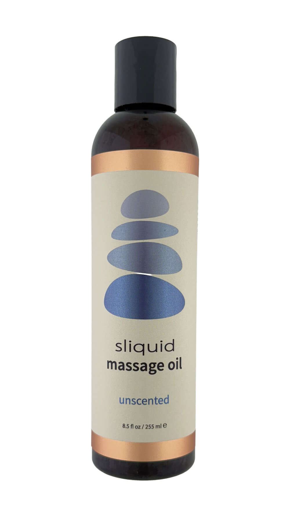 Sliquid Balance Massage Unscented 8.5 Oz massage oil bottle with sleek design and easy-to-use cap.