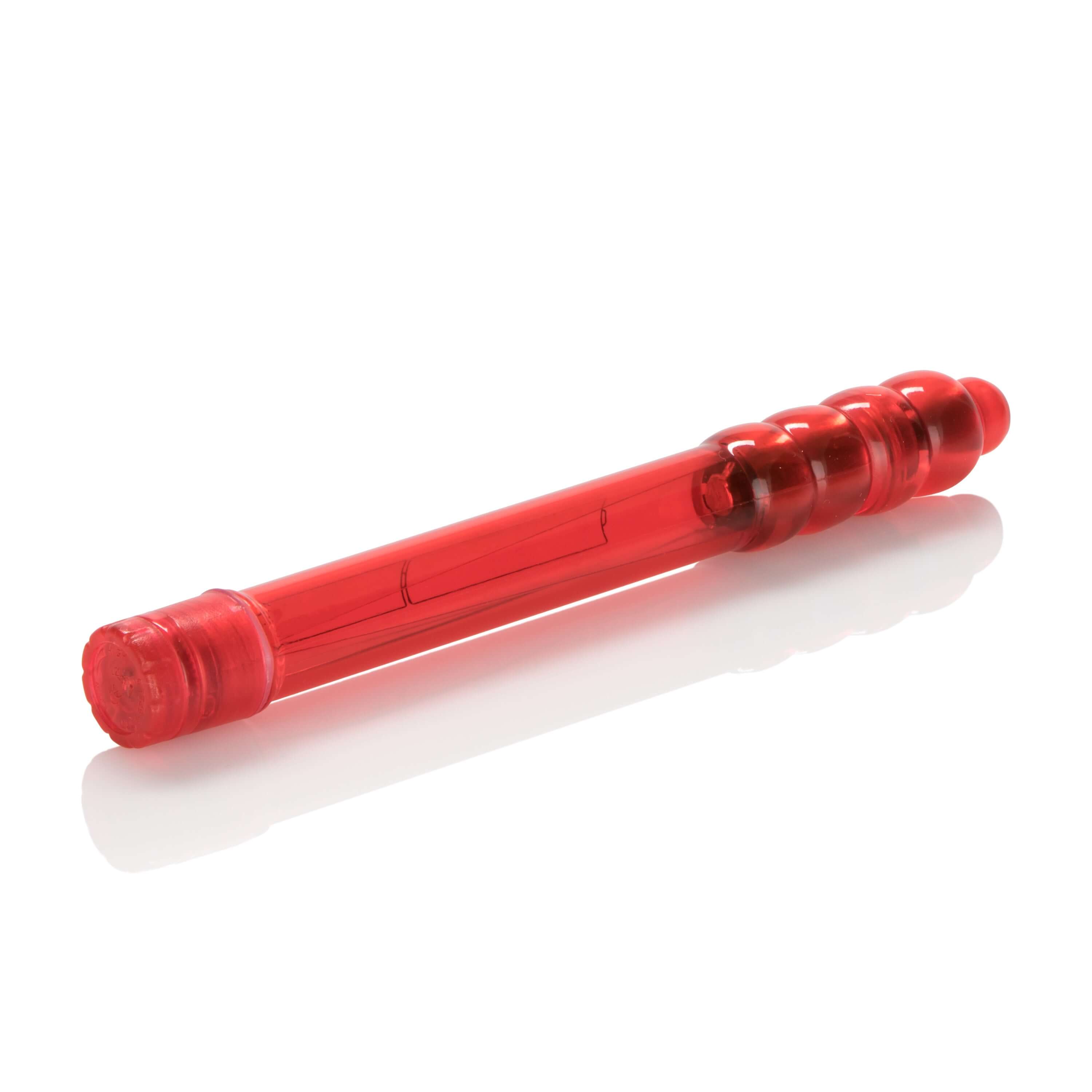 Slender Sensations Mini Vibrator Red in a sleek red design, perfect for discreet use and travel-friendly.