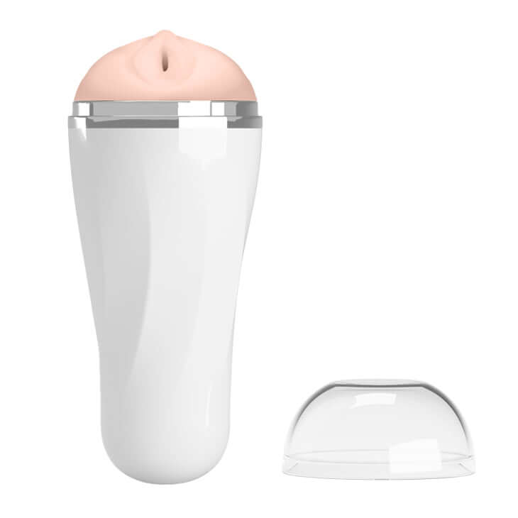 Crazy Bull Vagina Stroker Trish lifelike masturbator with discreet case and detailed texture.