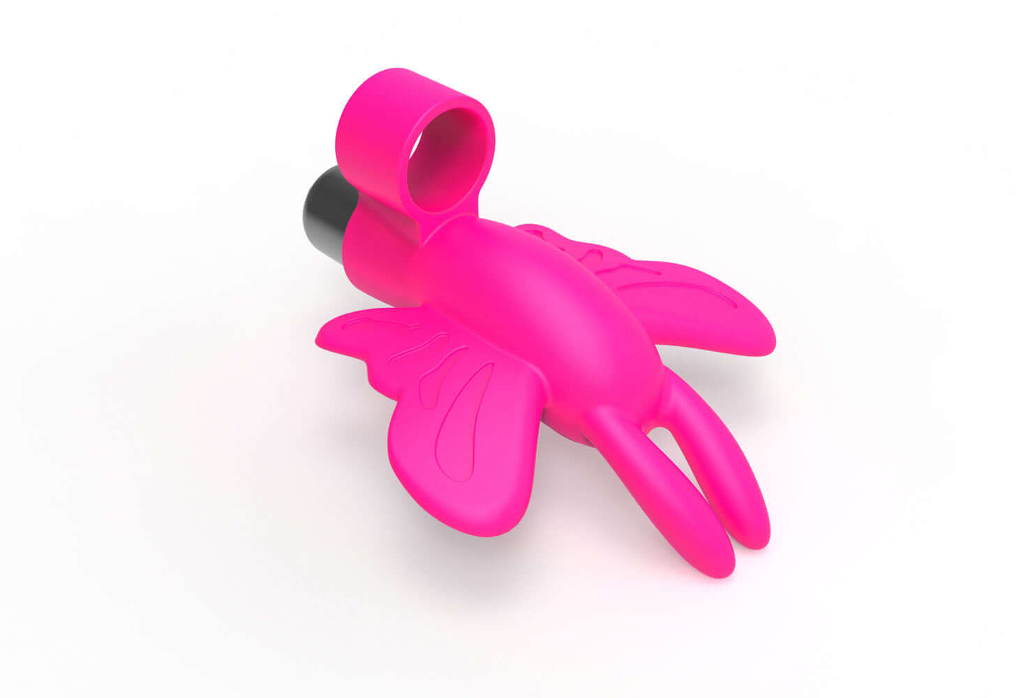 The 9's Flirt Finger Butterfly Finger Vibrator - Pink-1
