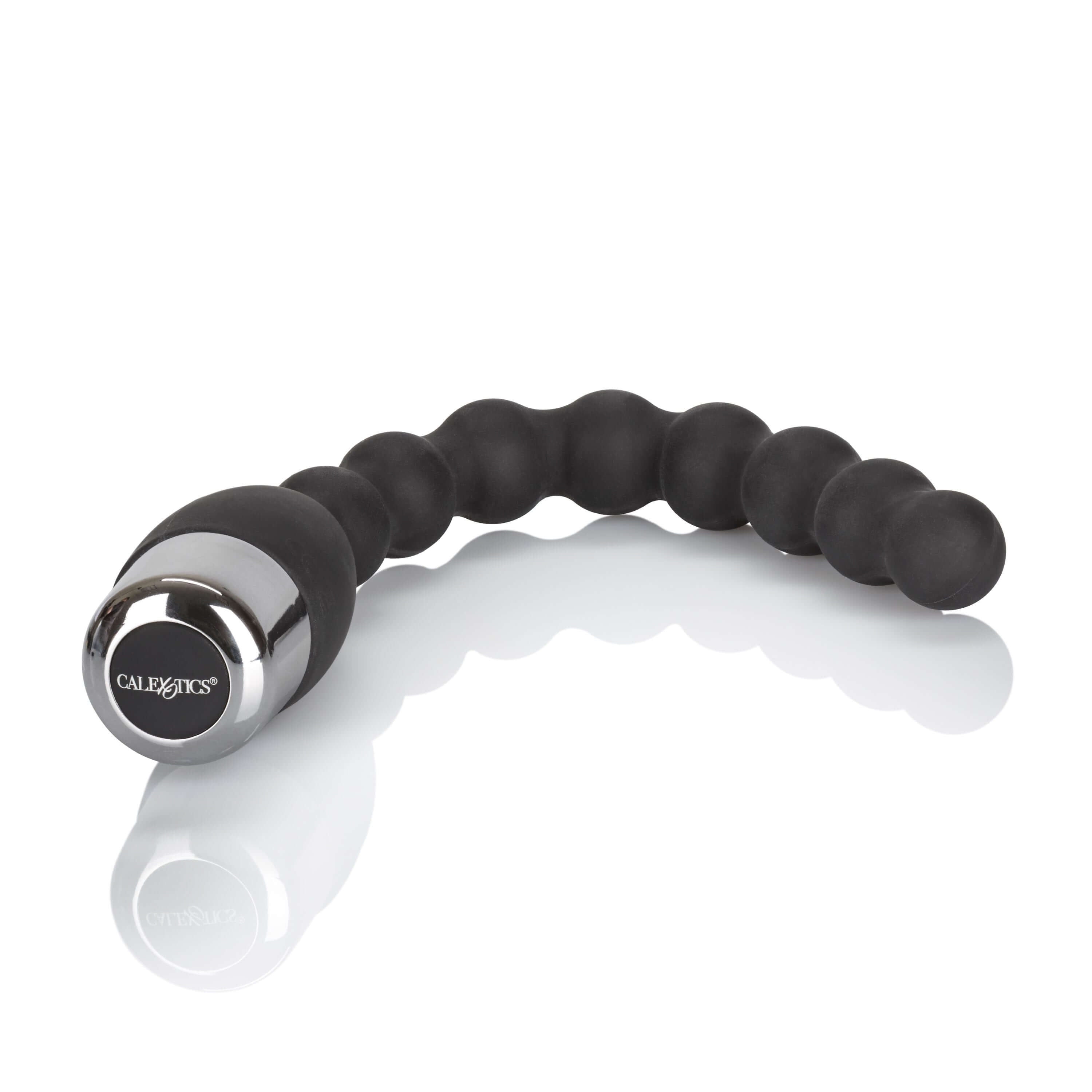 Silicone Bendie Power Probe Black designed for customized stimulation with a flexible, multi-directional shape.