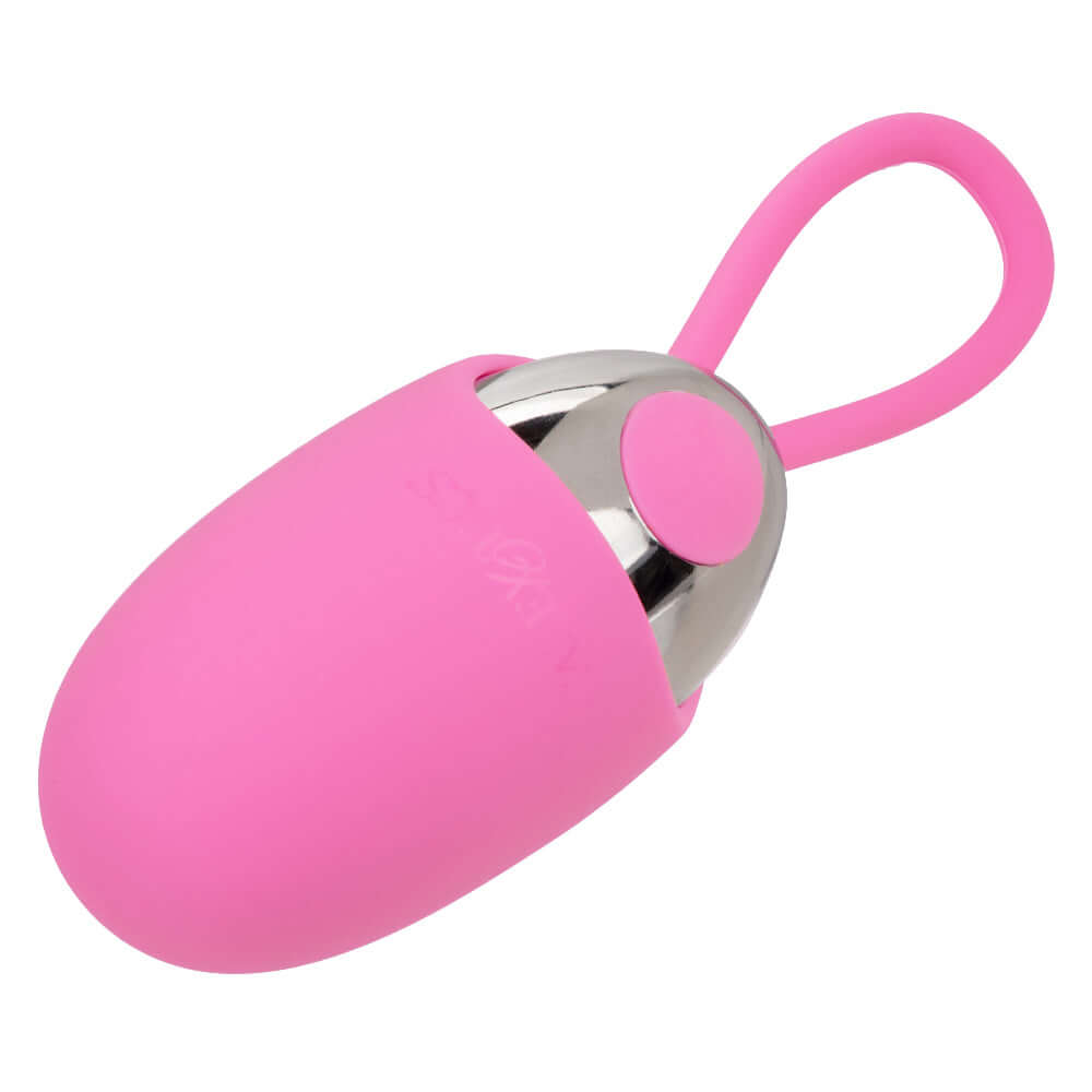 Turbo Buzz Bullet vibrator with removable pink silicone sleeve and loop handle for versatile and intense pleasure