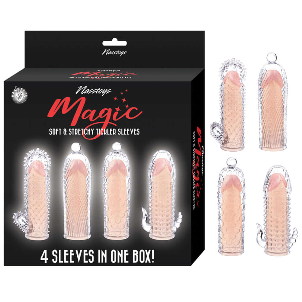 Magic Soft and Stretchy Tickler Sleeves Kit - Clear-1