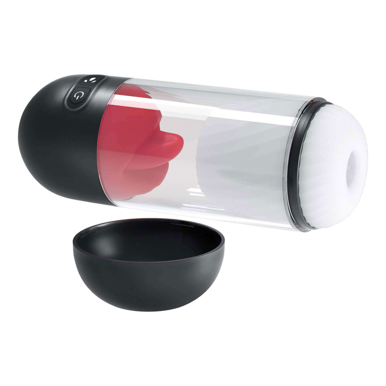 Delite Masturbator With Tongue Action - White-3