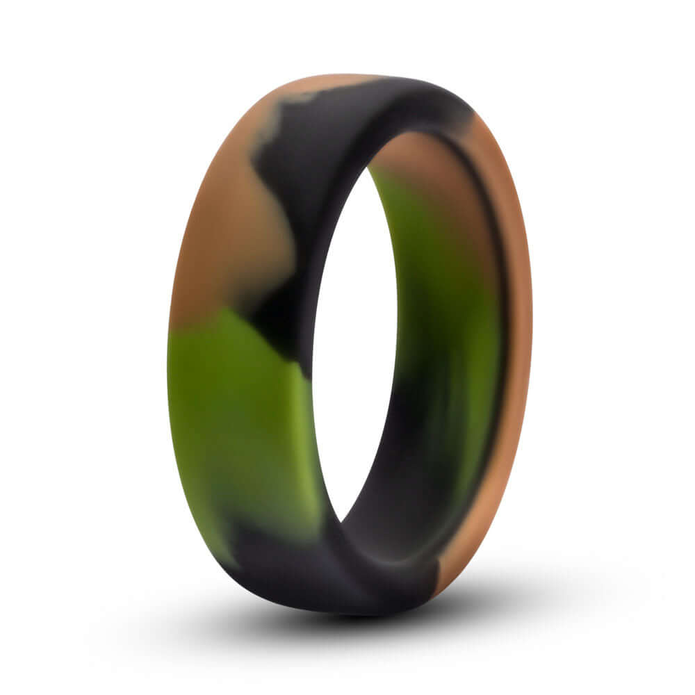 Performance - Silicone Camo Cock Ring - Green Camoflauge-0