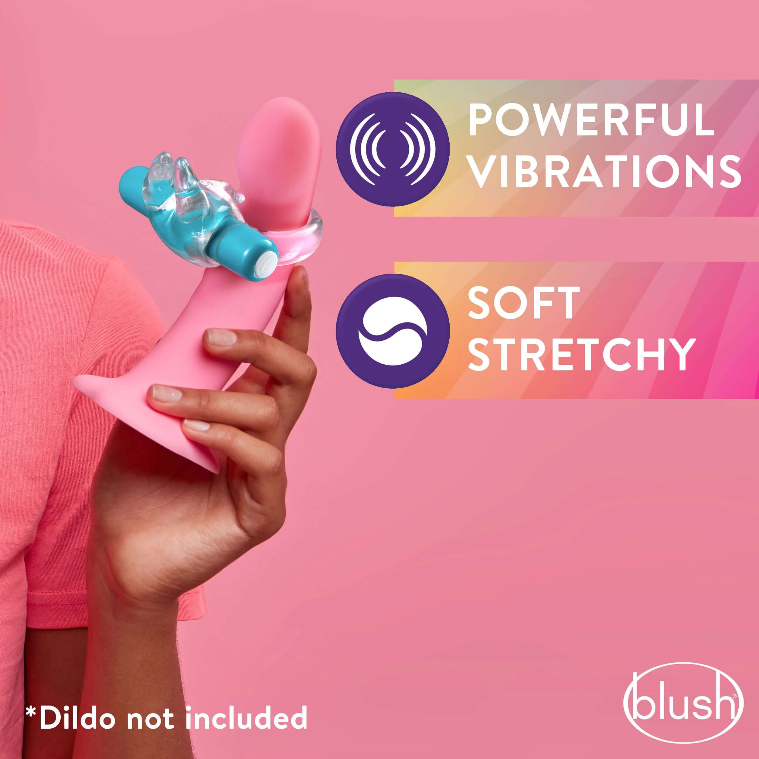 Play With Me – Bull Vibrating C-Ring - Blue-3