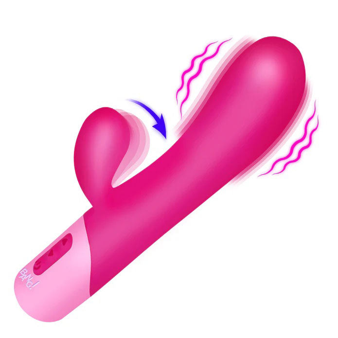 Clit Tapping Vibrating Rabbit - Pink-1