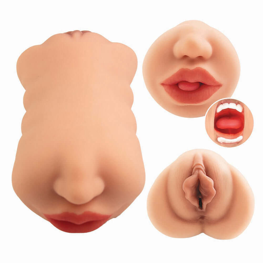 Always Horny Masturbator Double Sided Stroker - Beige-2